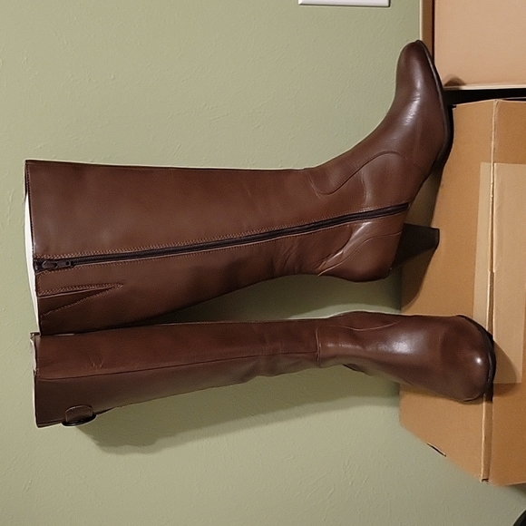 b.o.c Cassie dark brown tall leather boots - Picture 4 of 12